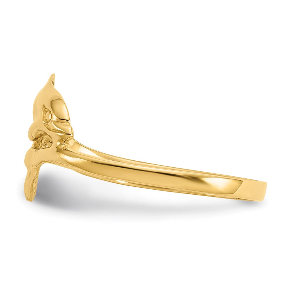 14K Gelbgold Delfin-Ring