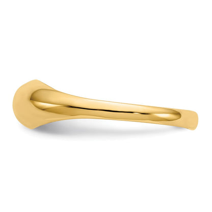 14K Gelbgold Kinder-Ring mit polierter Wölbung