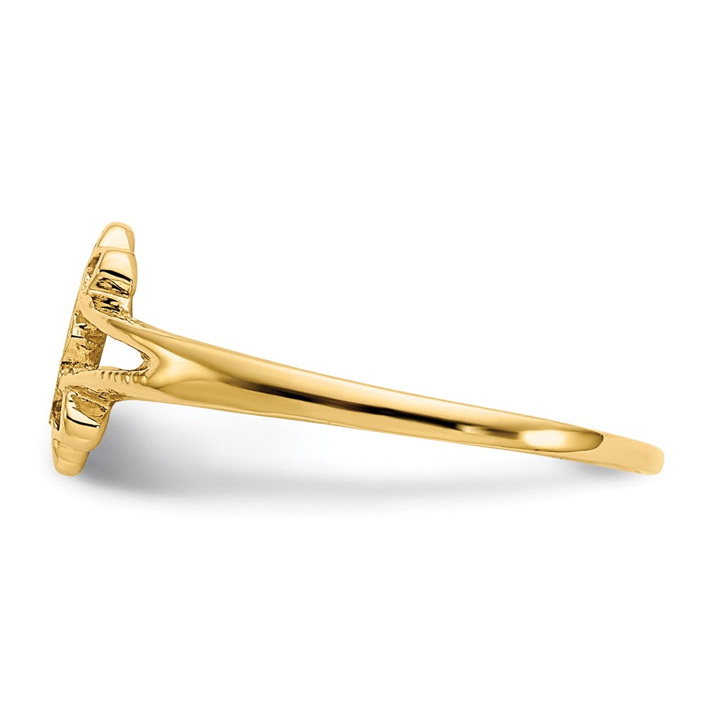 14K Gelbgold Kinder-Fantasie-Siegelring