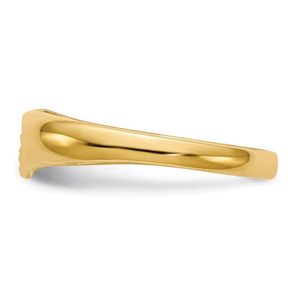 14K Gelbgold Kinder-Herzring
