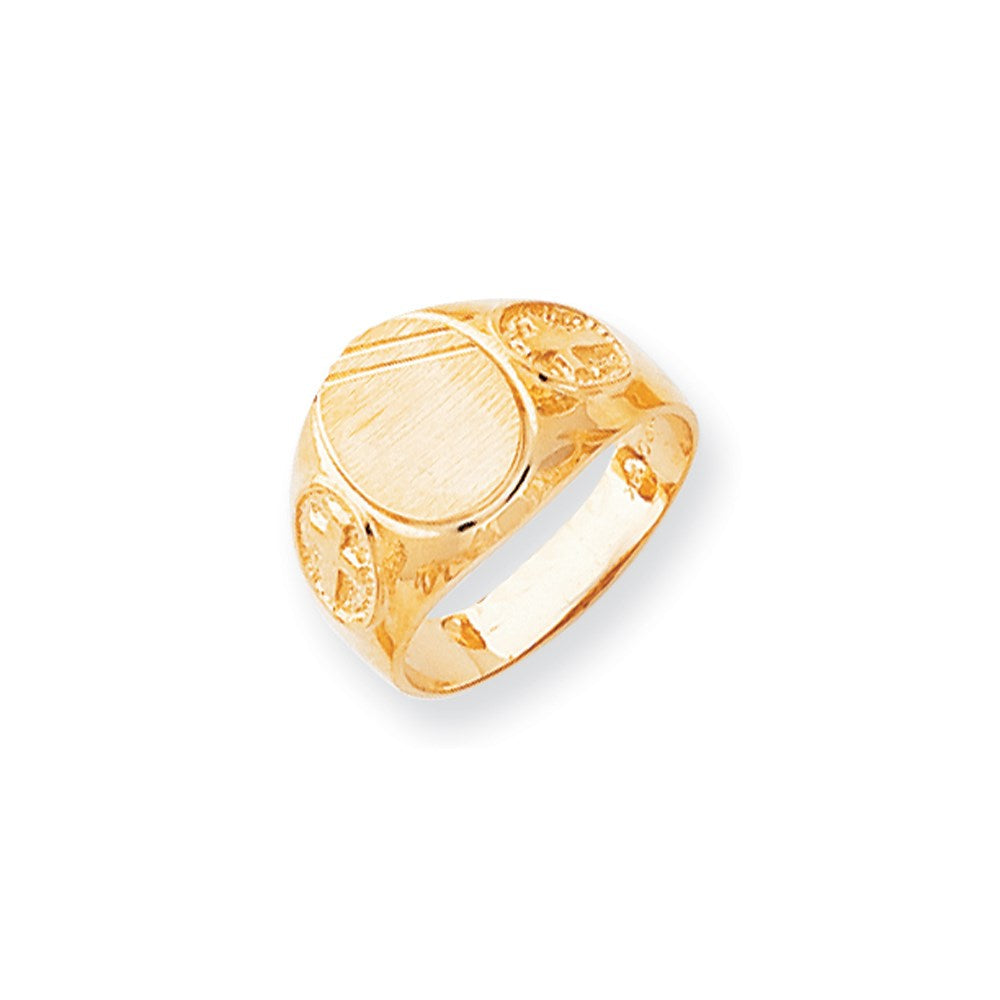 14K Gelbgold Herren-Siegelring