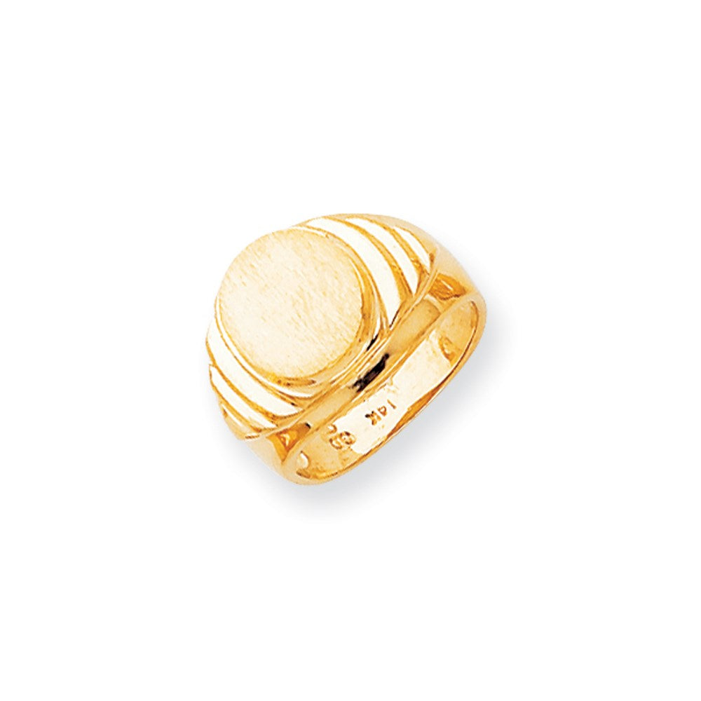 14K Gelbgold Herren-Siegelring