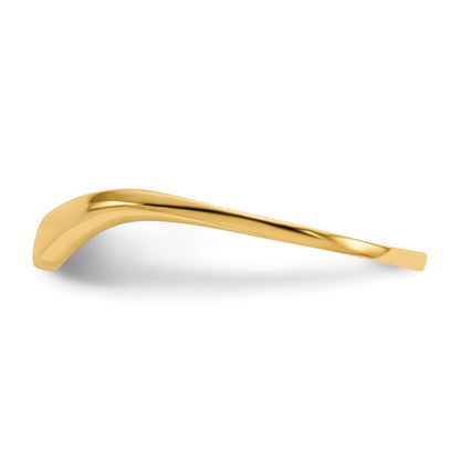 14K Gelbgold Polierter Dome-Ring