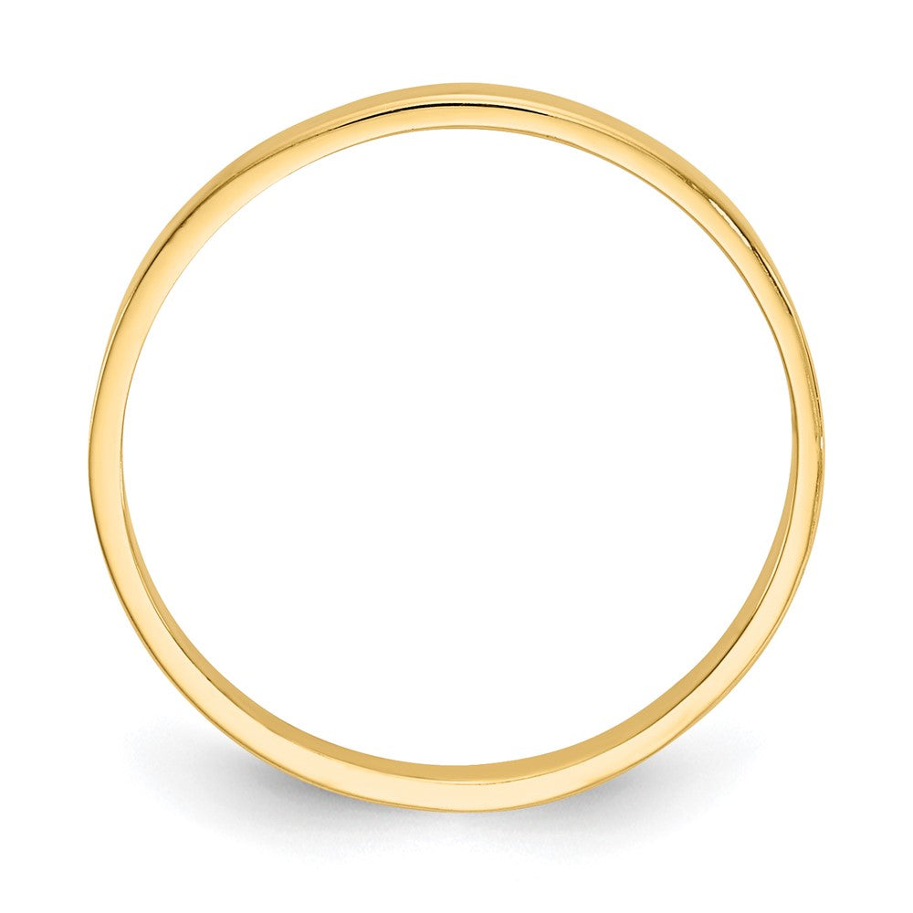 14K Gelbgold Hochglanzpolierter Ring für Kinder