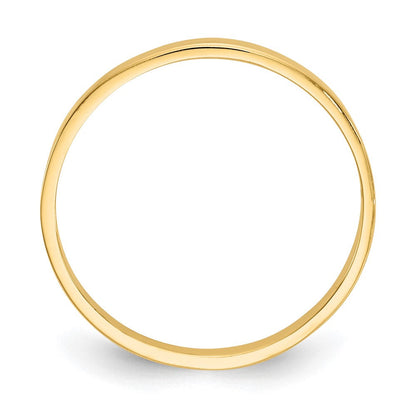 14K Gelbgold Hochglanzpolierter Ring für Kinder