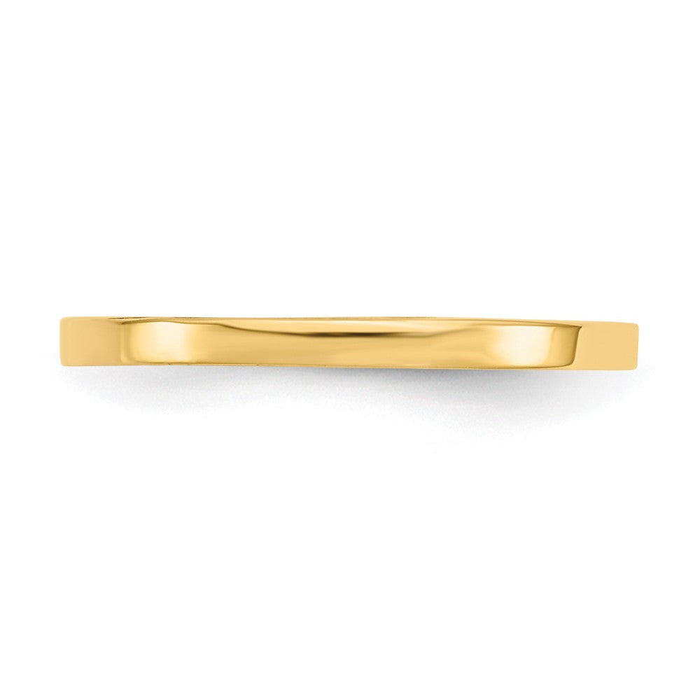 14K Gelbgold Hochglanzpolierter Ring für Kinder