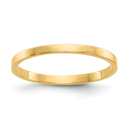 14K Gelbgold Hochglanzpolierter Ring für Kinder