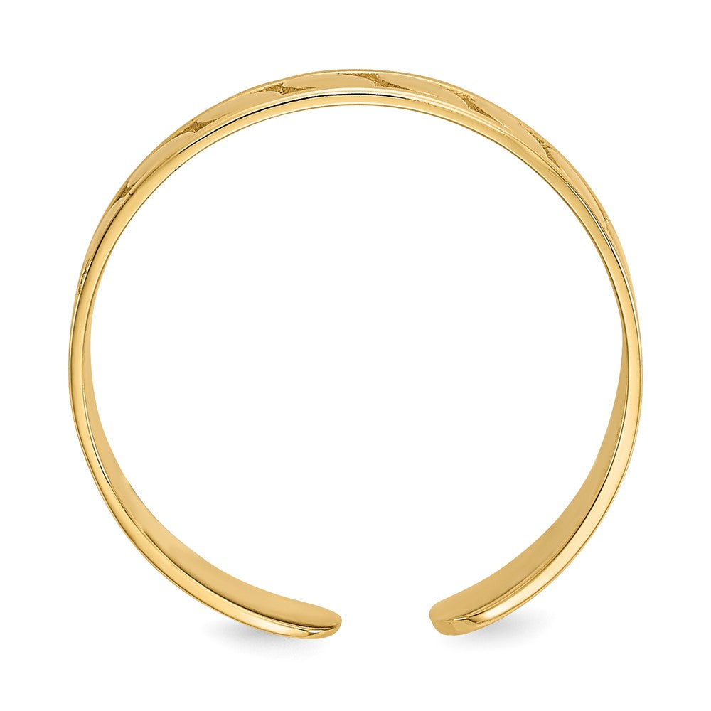 14K Gelbgold Zehenring