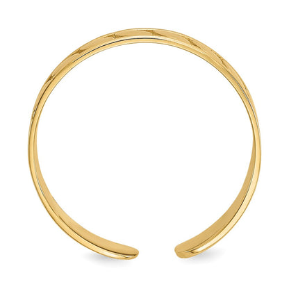 14K Gelbgold Zehenring