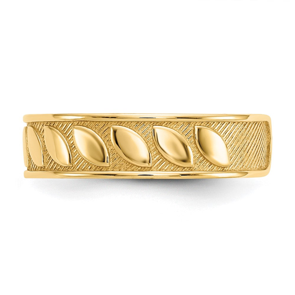 14K Gelbgold Zehenring