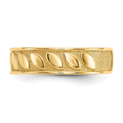 14K Gelbgold Zehenring