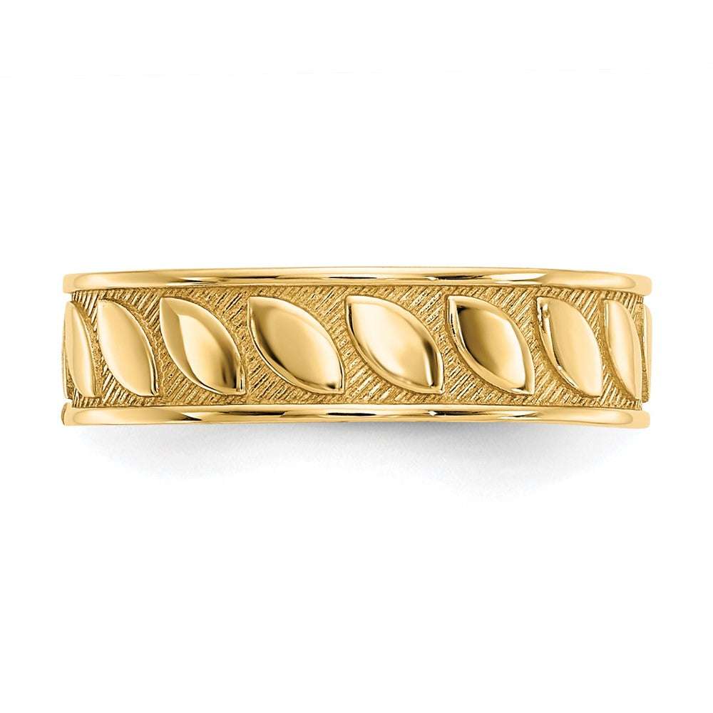 14K Gelbgold Zehenring
