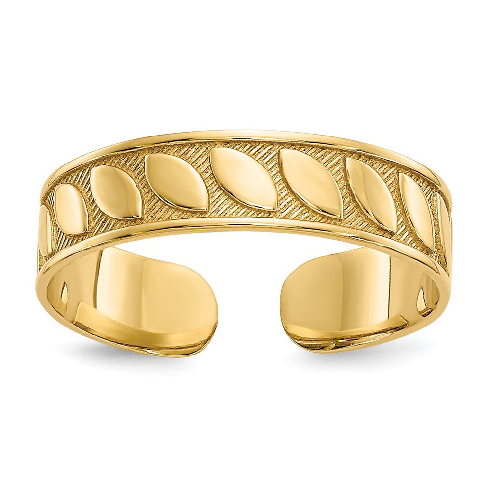14K Gelbgold Zehenring
