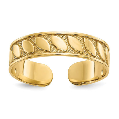 14K Gelbgold Zehenring