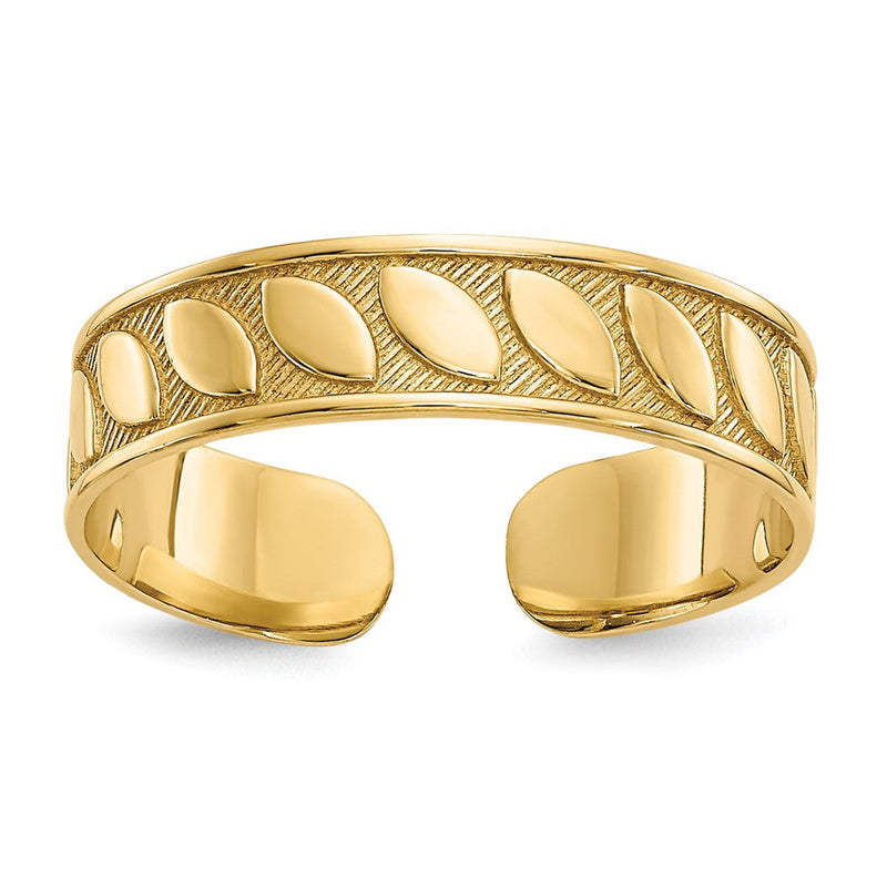 14K Gelbgold Zehenring