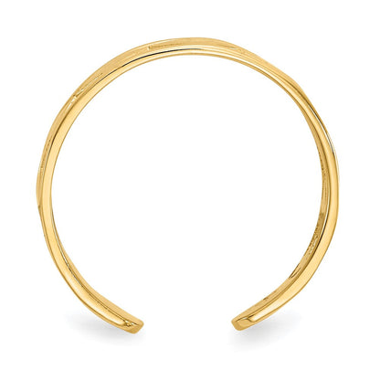 14K Gelbgold Diamant Shapes Zehenring