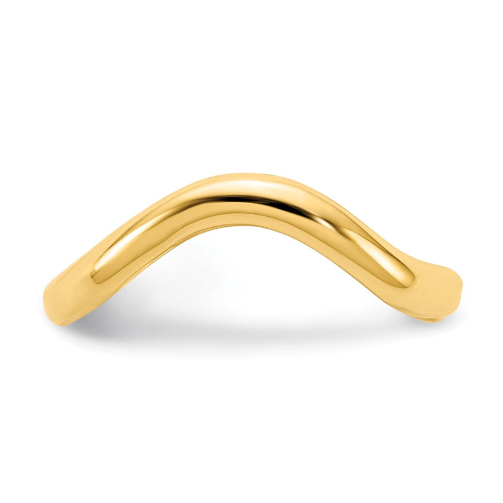 14K Gelbgold Poliert Zehenring