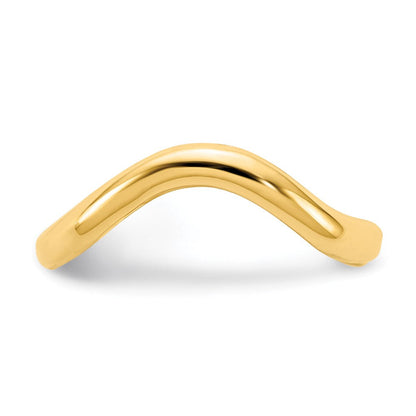 14K Gelbgold Poliert Zehenring