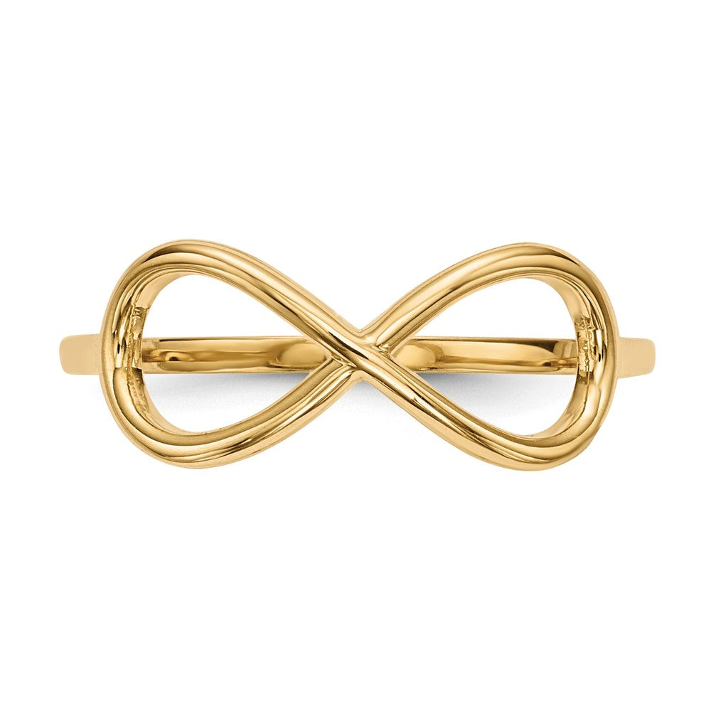 14K Gold Infinity-Ring, poliert