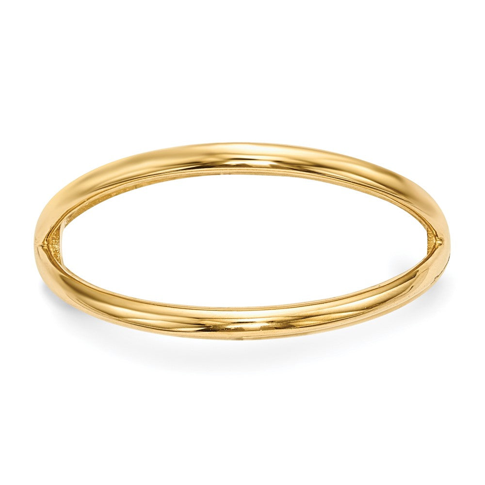 14K Gold polierter Doppelring