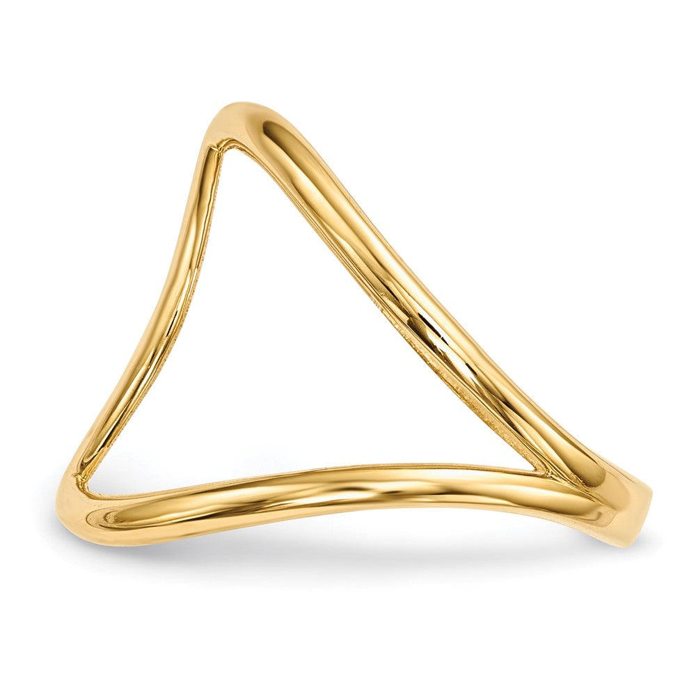 14K Gold Poliert Ring
