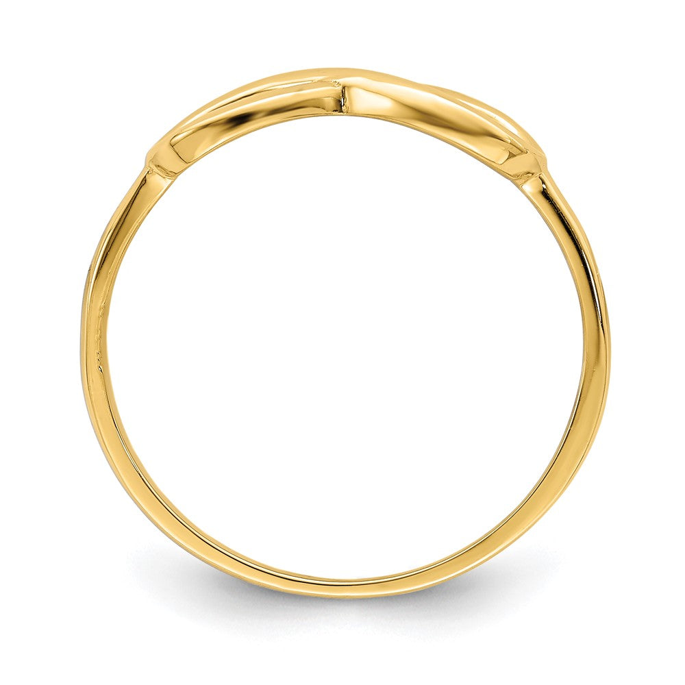 14K Gelbgold Infinity-Ring