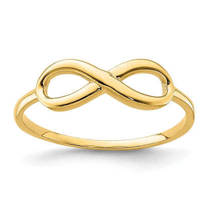 14K Gelbgold Infinity-Ring
