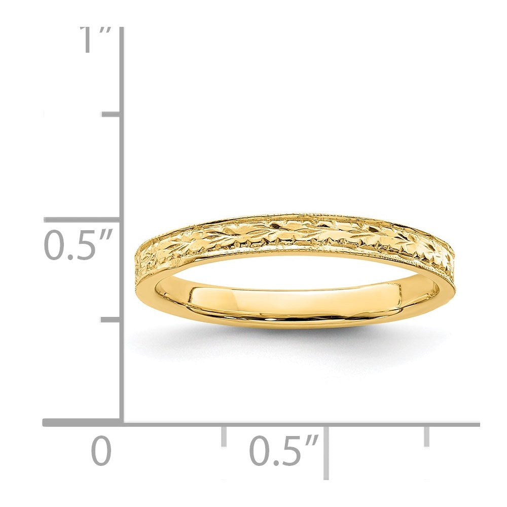 14K Gelbgold Poliertes Blumen-Ring Wait, I need to fix the adjective agreement. Here is the correct version: 14K Gelbgold Polierter Blumenring