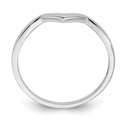 14K Weißgold Ring