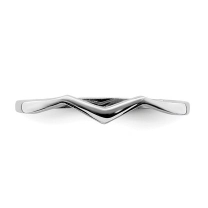 14K Weißgold Ring