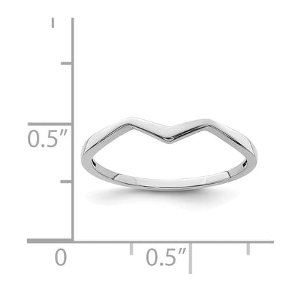 14K Weißgold Ring