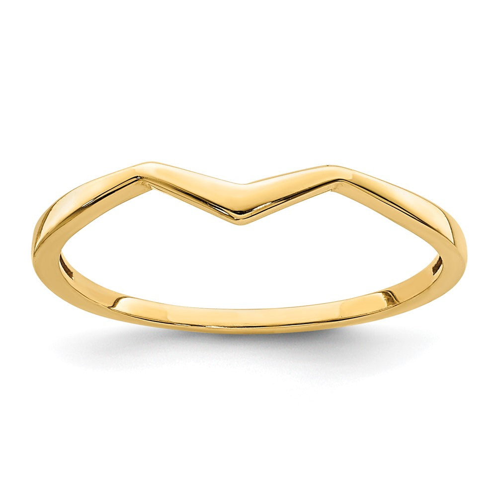 Ring mit Konturdesign in 14K Gelbgold