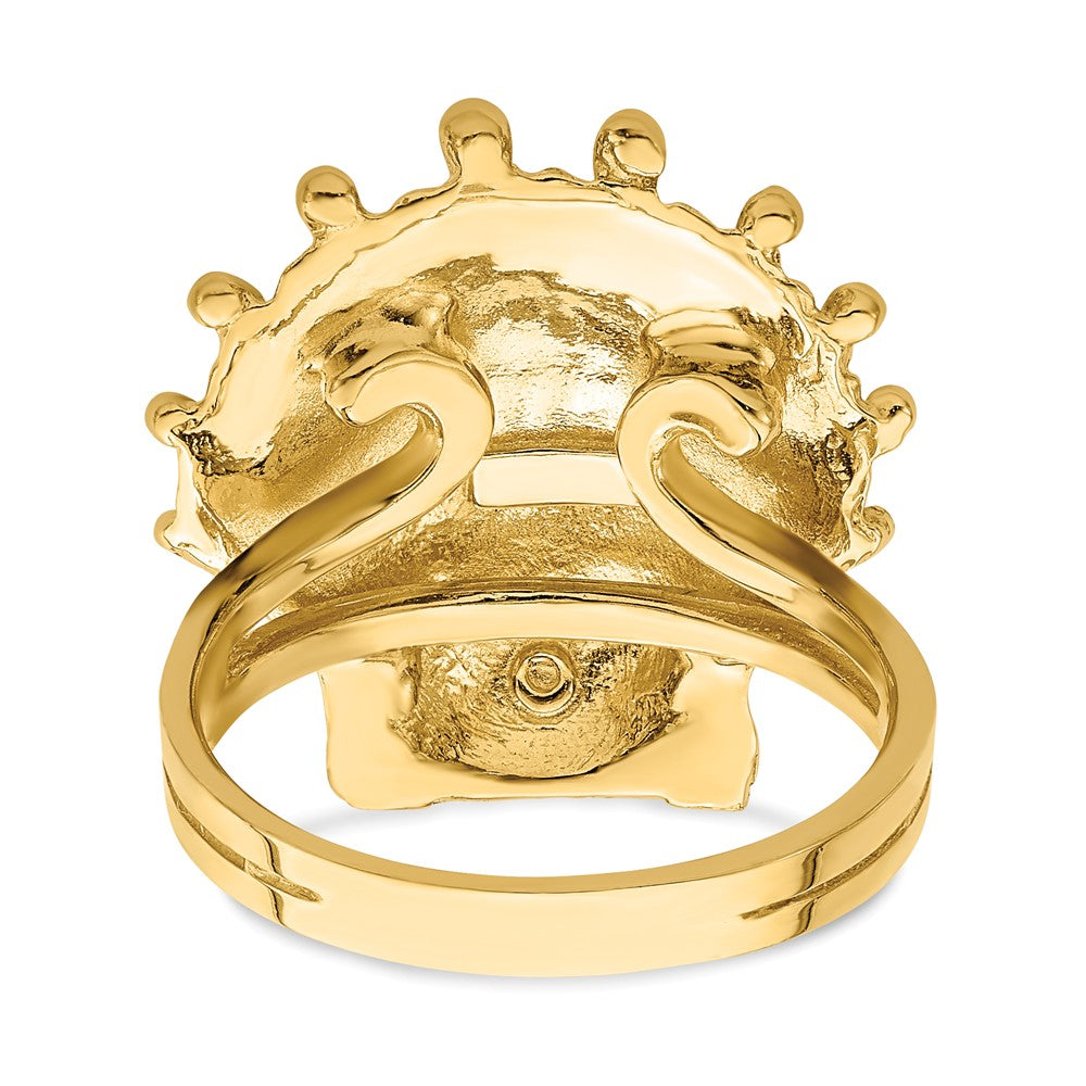 Ring "Löwenpfoten-Muschel" aus 14K Gelbgold