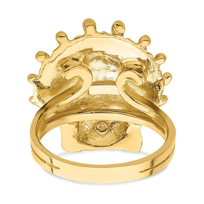 Ring "Löwenpfoten-Muschel" aus 14K Gelbgold
