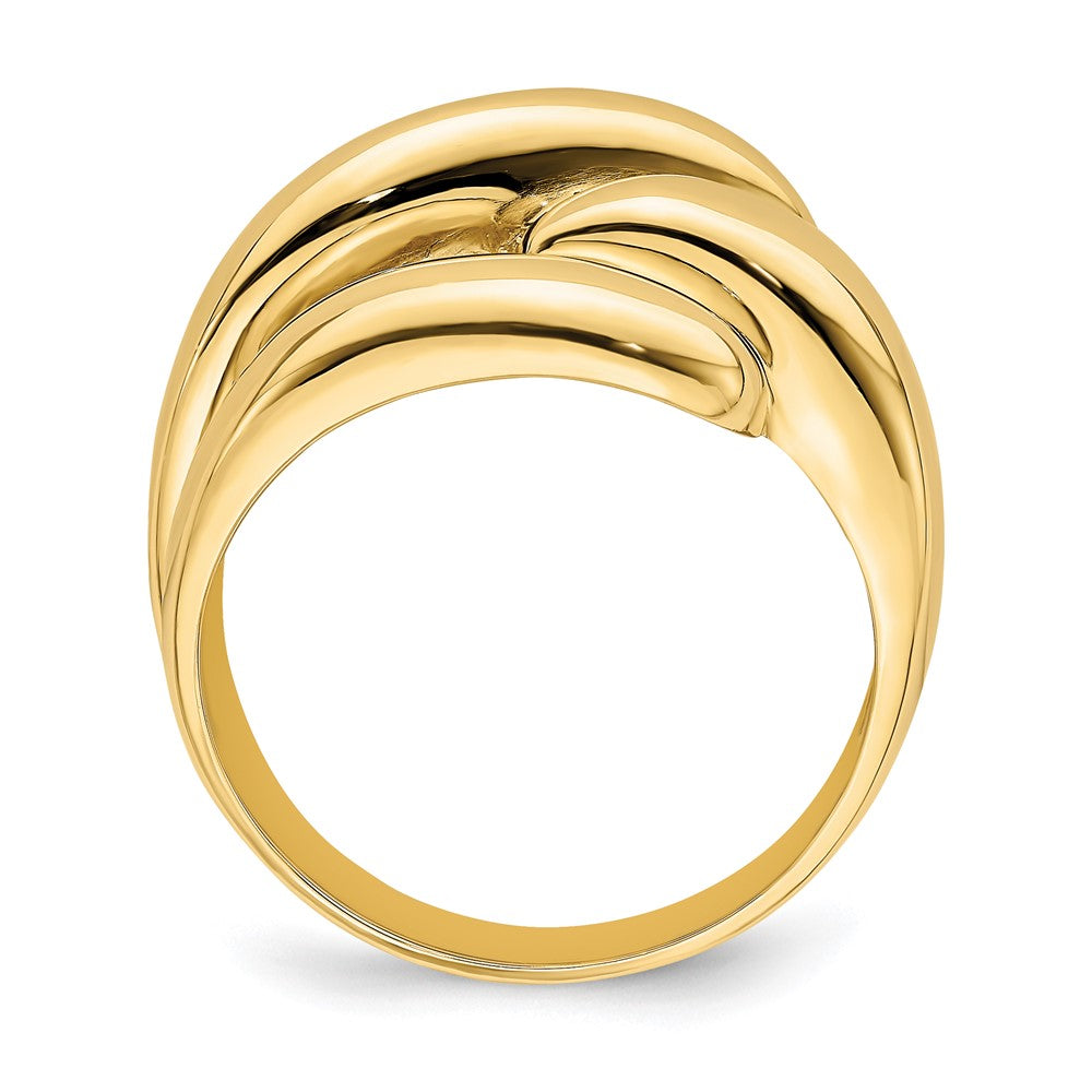 14K Gelbgold Fancy Ring