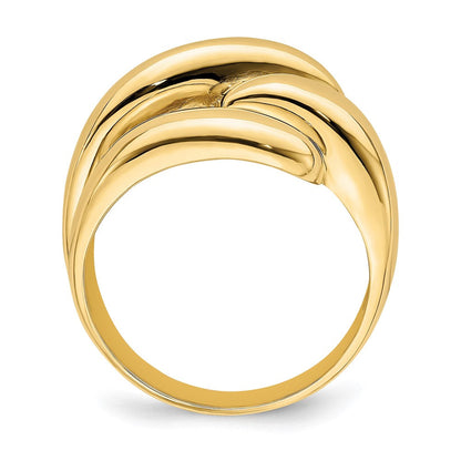 14K Gelbgold Fancy Ring