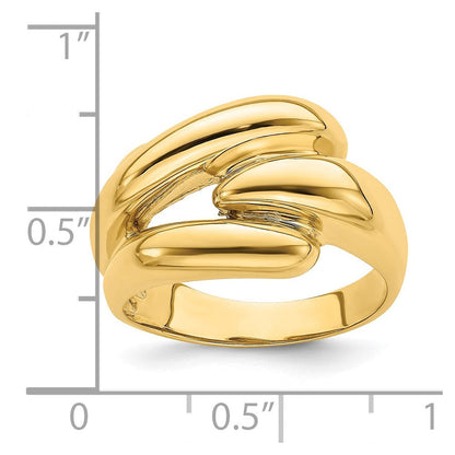 14K Gelbgold Fancy Ring