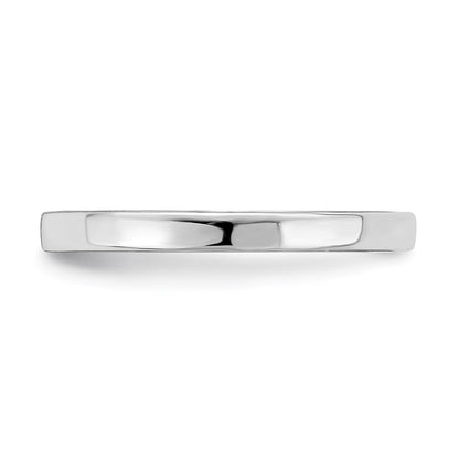 14K Weißgold Bambus-Ring für Kinder