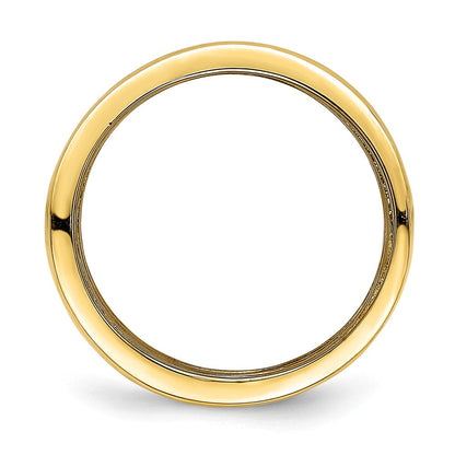 14K Tricolor-Gold Ring mit dreifacher Wellenform