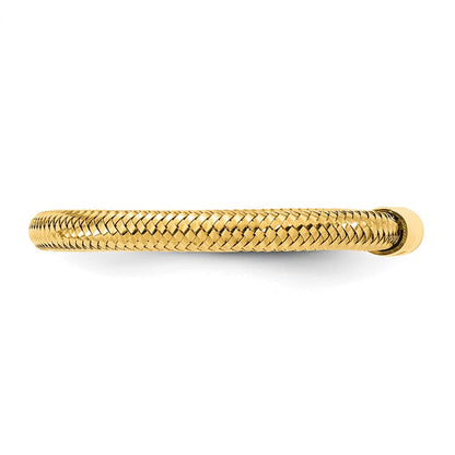 14K Gelbgold Netz Dehnbar Ring