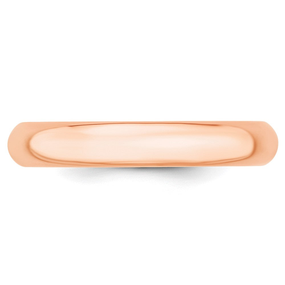 14K Roségold 4 mm Komfort-Fit Ehering