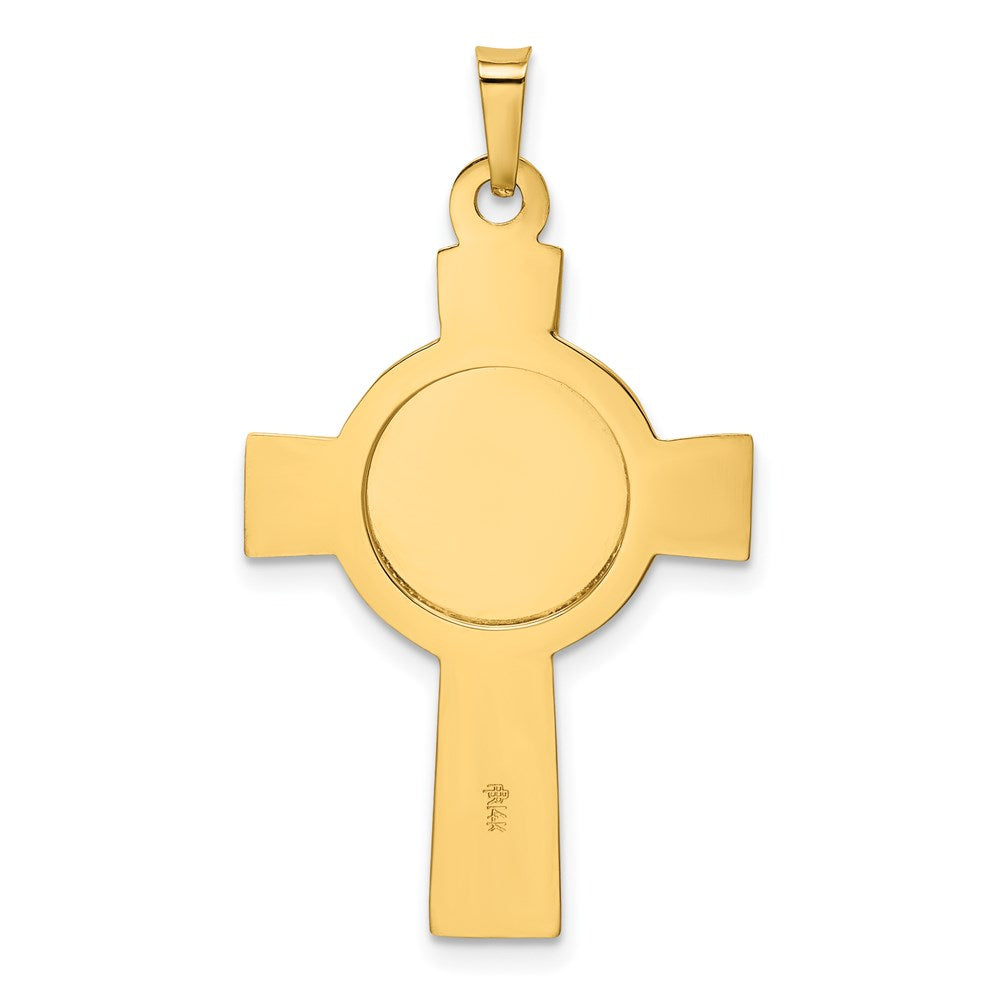 14K Gelbgold Militärabzeichen-Kreuzanhänger