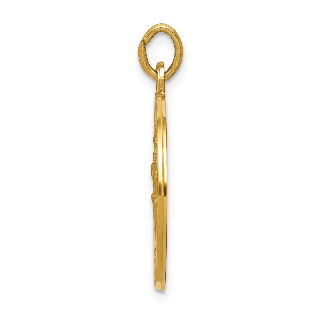 14K Gelbgold Christophorus-Medaillen-Anhänger der US-Luftwaffe