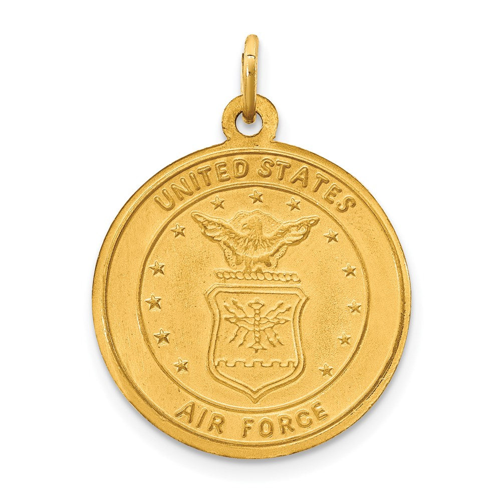 14K Gelbgold Christophorus-Medaillen-Anhänger der US-Luftwaffe