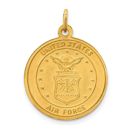 14K Gelbgold Christophorus-Medaillen-Anhänger der US-Luftwaffe