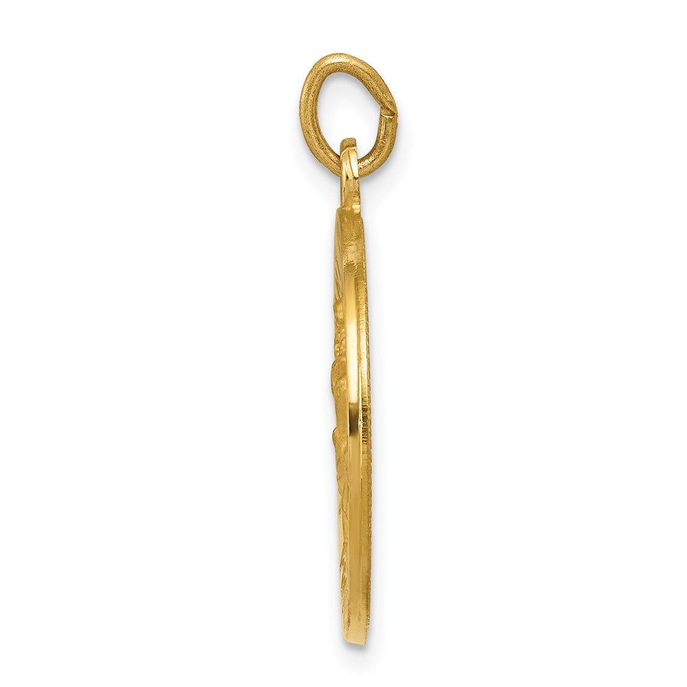 14K Gelbgold Christophorus-Medaillenanhänger, US Marine Corps