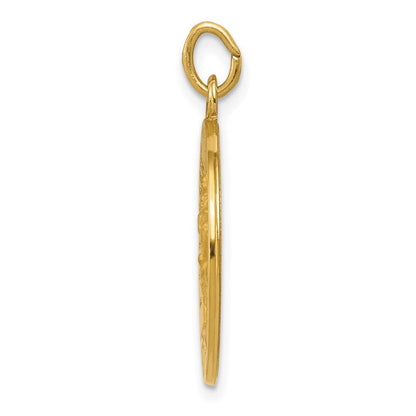 14K Gelbgold US Navy St. Christophorus Medaille Anhänger