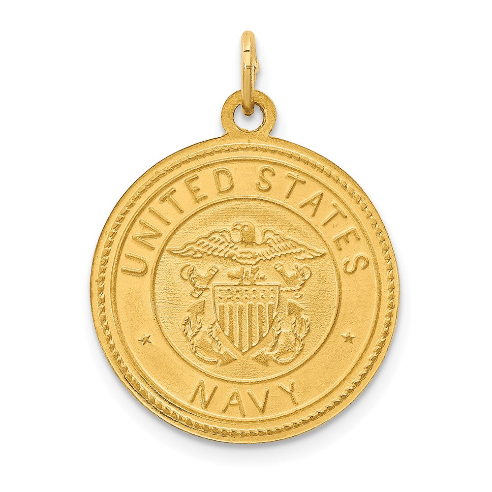 14K Gelbgold US Navy St. Christophorus Medaille Anhänger