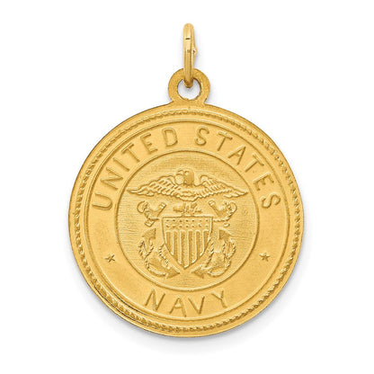 14K Gelbgold US Navy St. Christophorus Medaille Anhänger