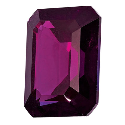 Edelstein Rhodolith Granat Aa Qualität 6x4mm Smaragdschliff